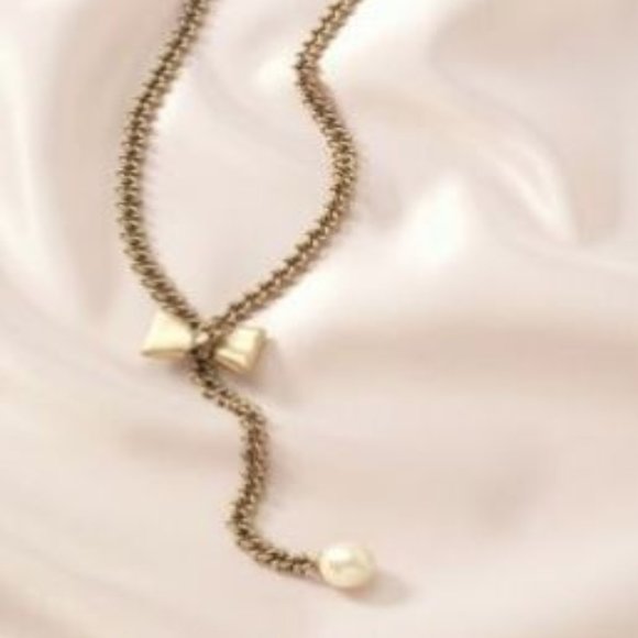 Stella and Dot bow necklace - Picture 2 of 5